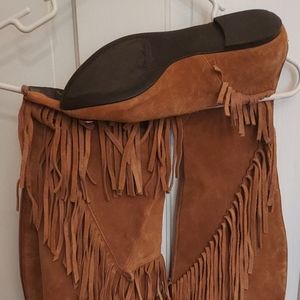 Sam Edelman Fringe Knee Boots